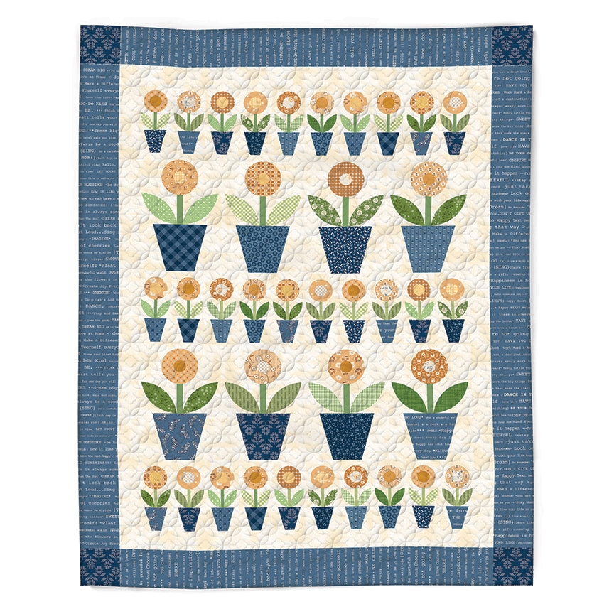 Denim & Daisy Machine Embroidery Quilt Pattern – Lori Holt – October 2026 Preorder