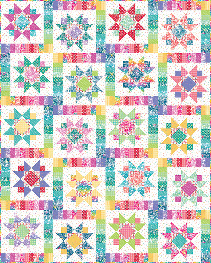 Aurelia Quilt Kit – Chasing Rainbows by Leslie Ryan (Preorder, July 2026)
