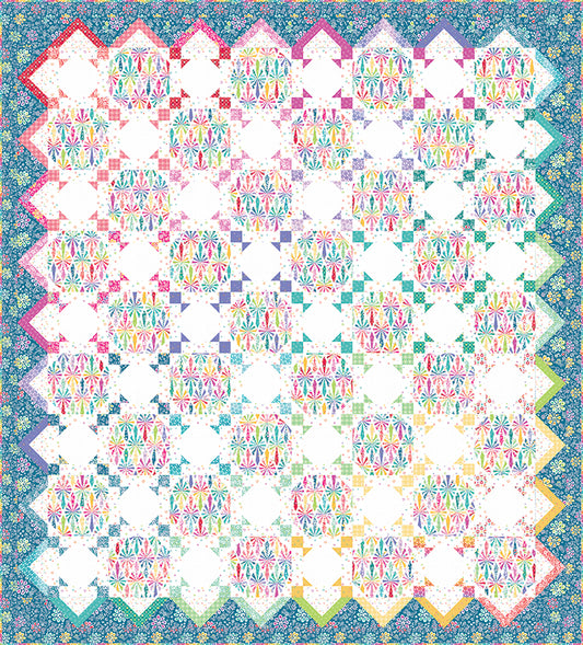 Shimmer and Shine Quilt Kit β Chasing Rainbows by Leslie Ryan (Preorder, July 2026)