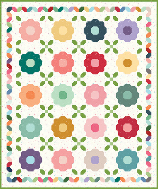 Dainty Daisy Quilt Kit Featuring Dainty Daisy by Beverly McCullough β 50% Deposit March 2027 Preorder