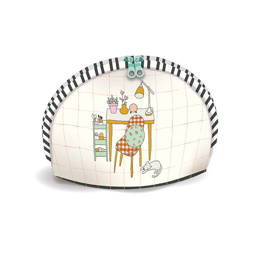 Pouch Panel – Version 2 | Minki Kim for Riley Blake Designs | 35½" x 43½" | Make 3 Zipper Pouches