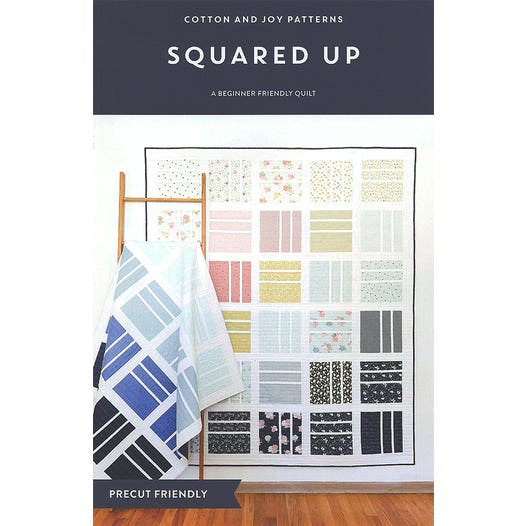 Squared Up Quilt Pattern – Cotton and Joy – Beginner-Friendly Modern Quilt Pattern