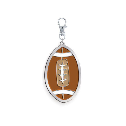 Football Story Enamel Charm β 50% Deposit March 2027 Preorder | Hometown Heroes by Jennifer Long for Riley Blake Designs