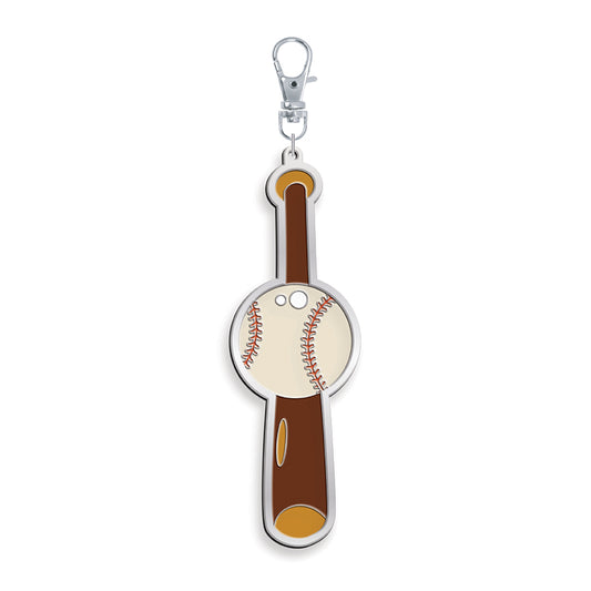 Baseball Story Enamel Charm β 50% Deposit March 2027 Preorder | Hometown Heroes by Jennifer Long for Riley Blake Designs