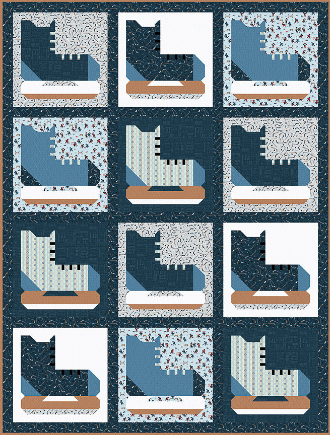 Steel and Ice Quilt Kit – 50% Deposit January 2027 Preorder | Hometown Heroes by Jennifer Long for Riley Blake Designs