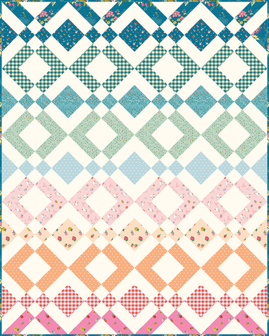 Bloomway Quilt Kit β 50% Deposit January 2027 Preorder | Ashmere by Minki Kim for Riley Blake Designs