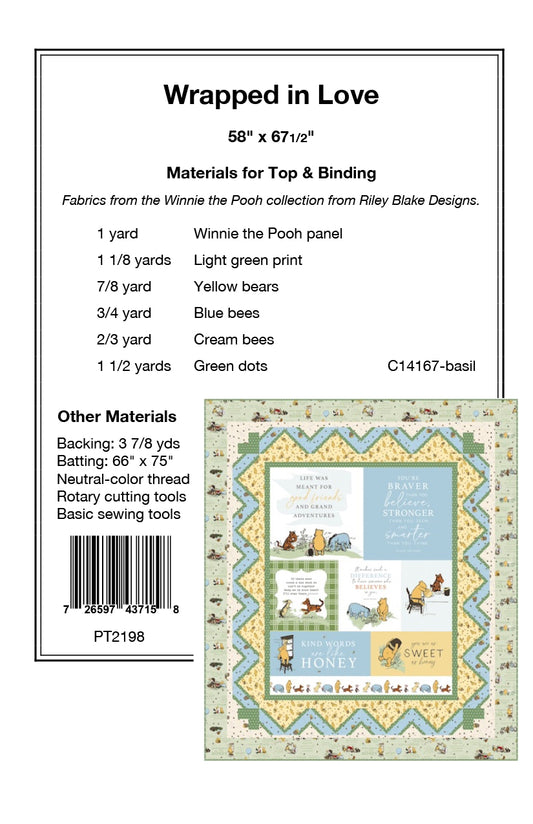 Wrapped in Love Quilt Pattern by Pine Tree Country Quilts | 58" x 67½"