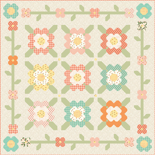 Preorder β Garden Side Quilt Kit β My Sew Quilty Life β Southern Charm by The RBD Designers β 81" x 81" Quilt β Riley Blake Designs