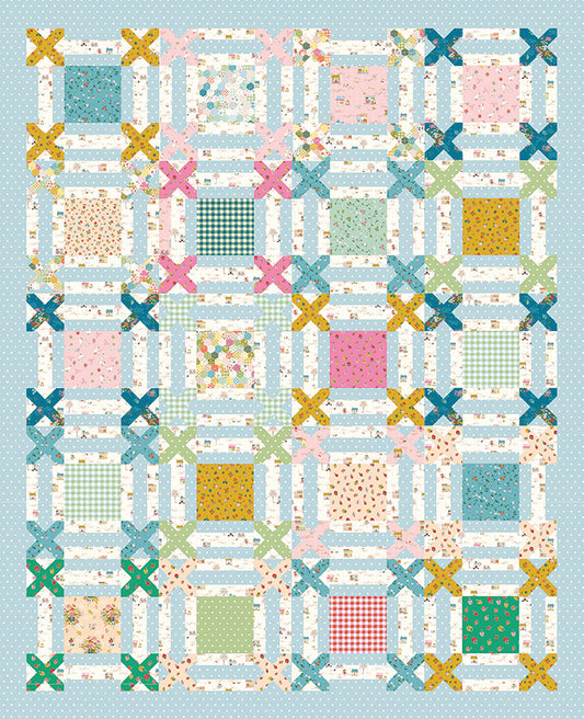 Cross Stitch Quilt Kit β 50% Deposit January 2027 Preorder | Ashmere by Minki Kim for Riley Blake Designs