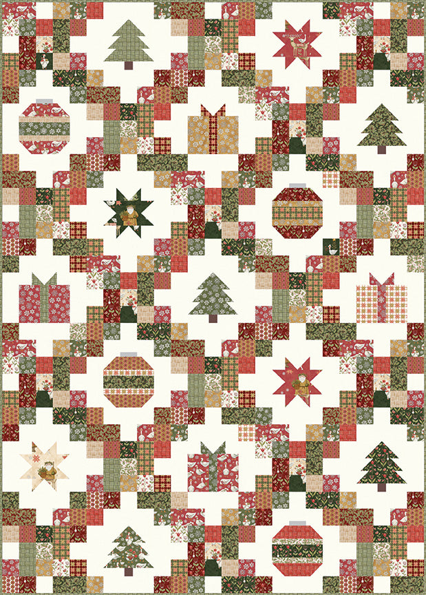 Christmas Cheer Quilt Kit – Waddle’s Christmas by Teresa Kogut | 50" x 70" | 50% Deposit Preorder | May 2027