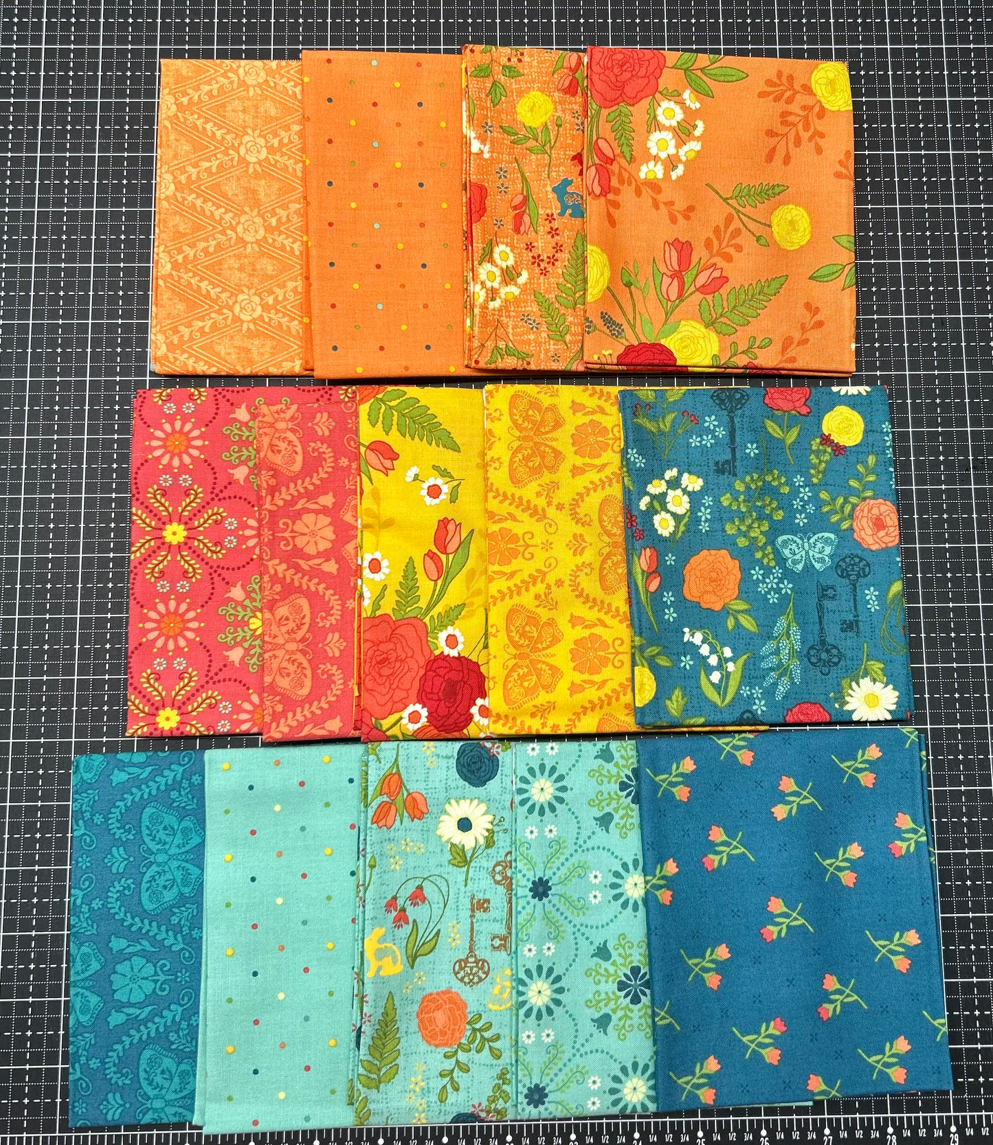 Pumpkin Patch Quilt Kit – Featuring First Blooms by Heather Peterson and Pumpkin Patches by Cluck Cluck Sew