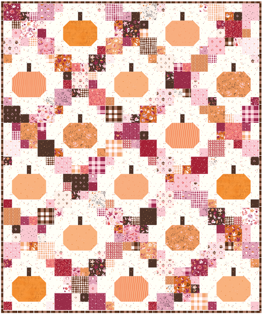 Pumpkin Patch Quilt Kit β Apple Pie Filling by Gracey Larson | 60" x 72" | 50% Deposit Preorder | June 2027