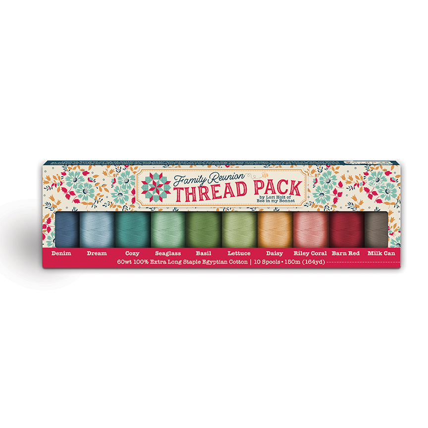 Family Reunion Confetti Cotton™ Thread Pack – Lori Holt – 10 Spools – December 2026 Preorder – 50% Deposit