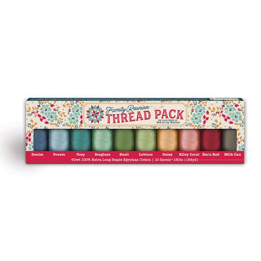 Family Reunion Confetti Cottonβ’ Thread Pack β Lori Holt β 10 Spools β December 2026 Preorder β 50% Deposit