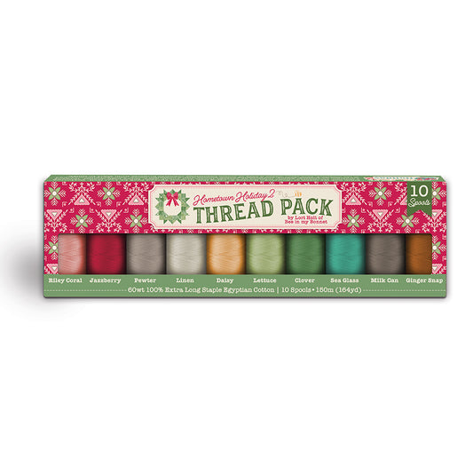 Home Town Holiday 2 Confetti Cotton™ Thread Pack – Lori Holt | 10 Spools | 50% Deposit Preorder | July 2027