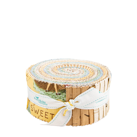 Winnie the Pooh Rolie Polie β 40 Strips by Echo Park | Riley Blake Precut
