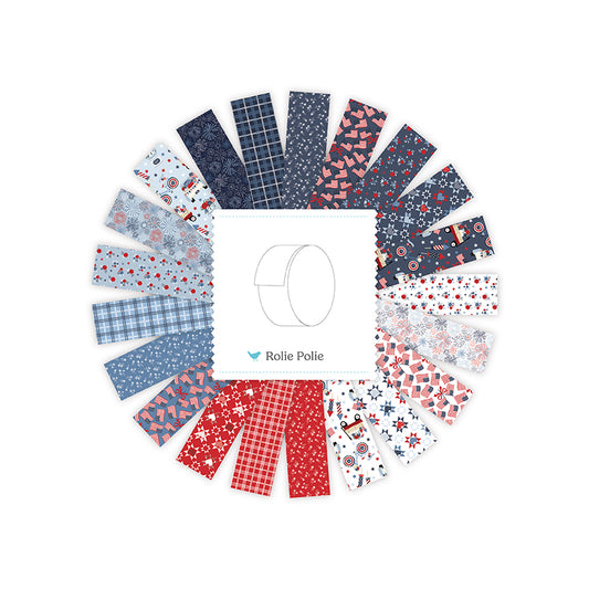 Hooray for the USA Rolie Polie by Dani Mogstad for Riley Blake Designs β 50% Deposit February 2027 Preorder