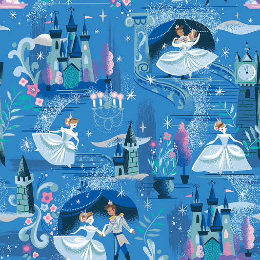 Happy Vibes Quilt Backing Set – Wishes Blueberry Sparkle | August 2026 Preorder