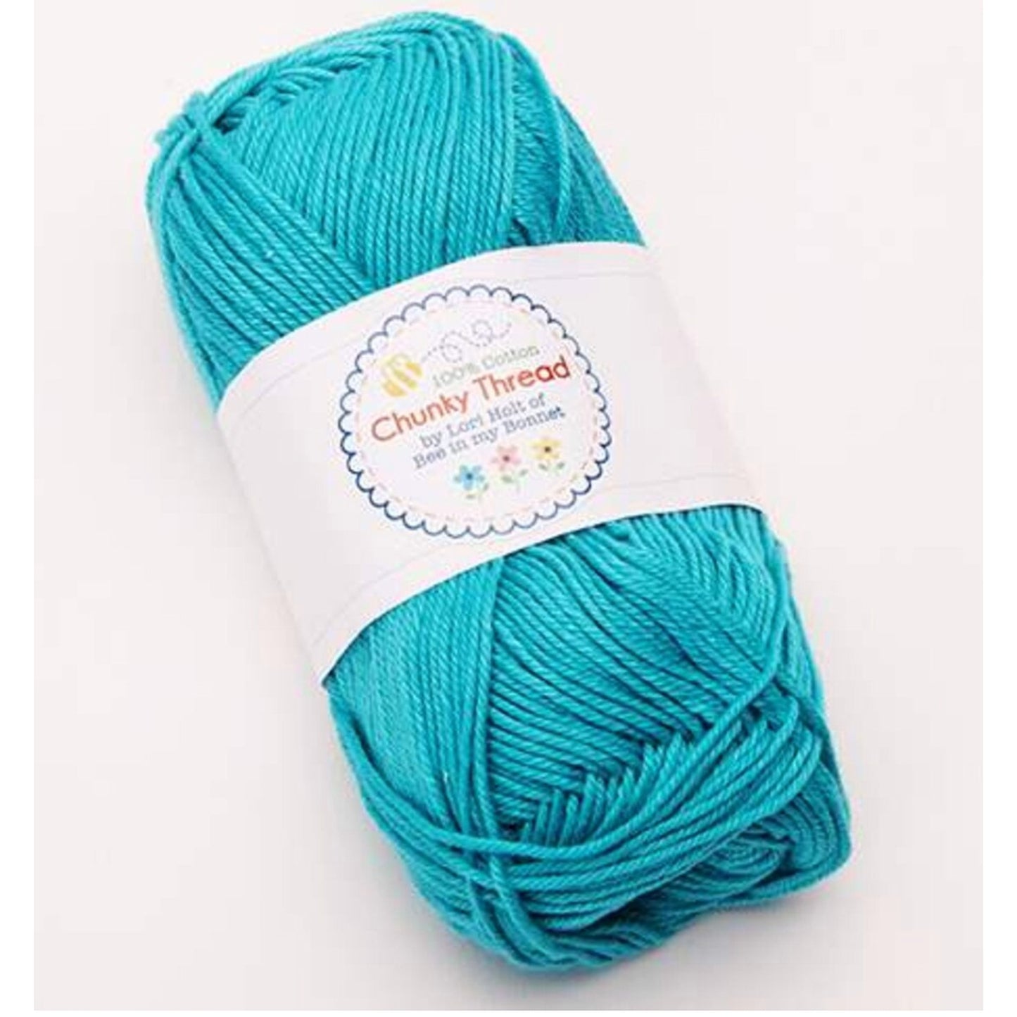 Lori Holt Chunky Thread Peacock – 50g Cotton Yarn Skein – STCT-10902