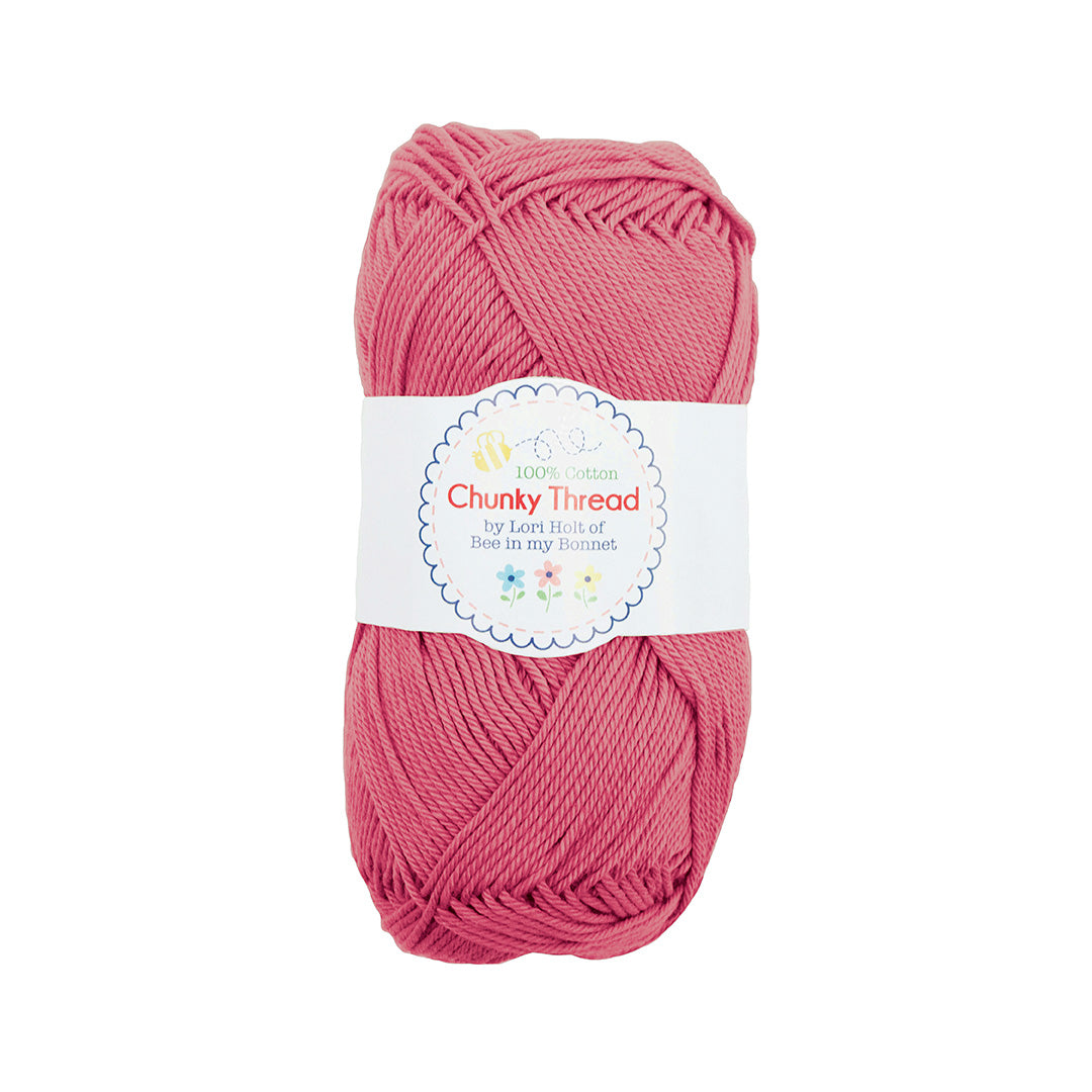 Lori Holt Chunky Thread Tea Rose – 50g Cotton Yarn Skein – STCT-32997
