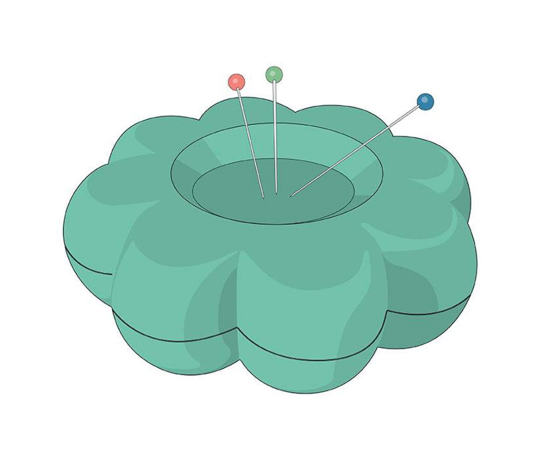 Flower Power Magnet Pin Holder – Lori Holt – Bee in my Bonnet – Riley Blake Designs – Sea Glass – ST-33029