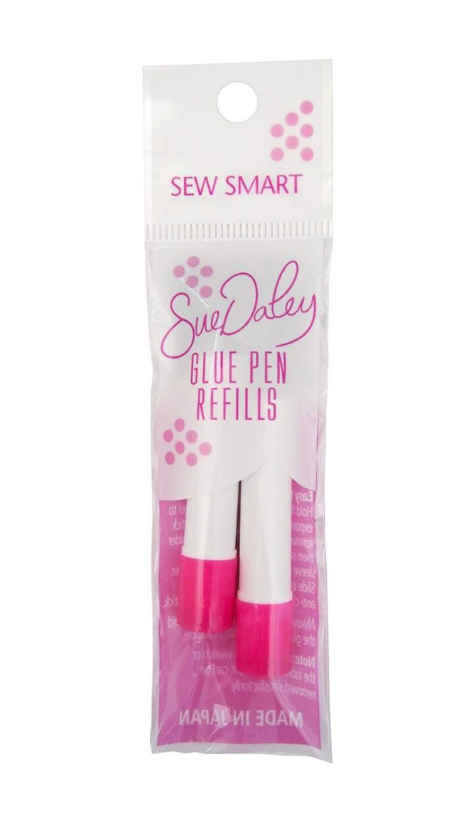 Sue Daley Fabric Glue Pen Refills by Sewline | 2-Pack for English Paper Piecing