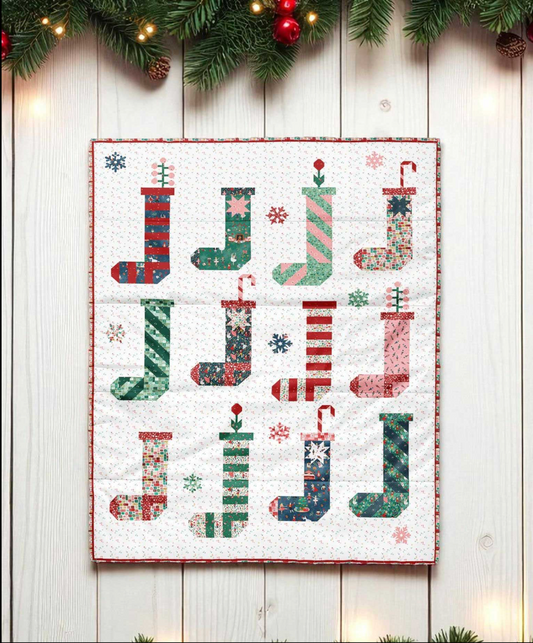 Nutcracker Stocking Stuffers BOM – Christmas Quilt Block of the Month | Preorder