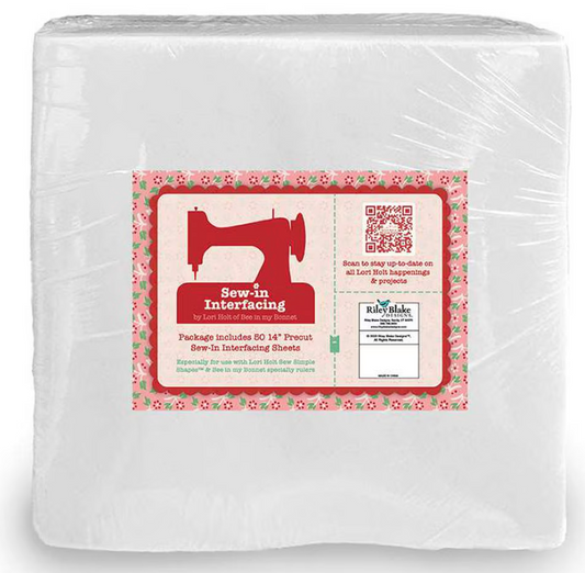 Lori Holt Sew-In Interfacing Squares – Sew Simple Shapes™ Appliqué Interfacing – Singing Under the Stars – December Preorder