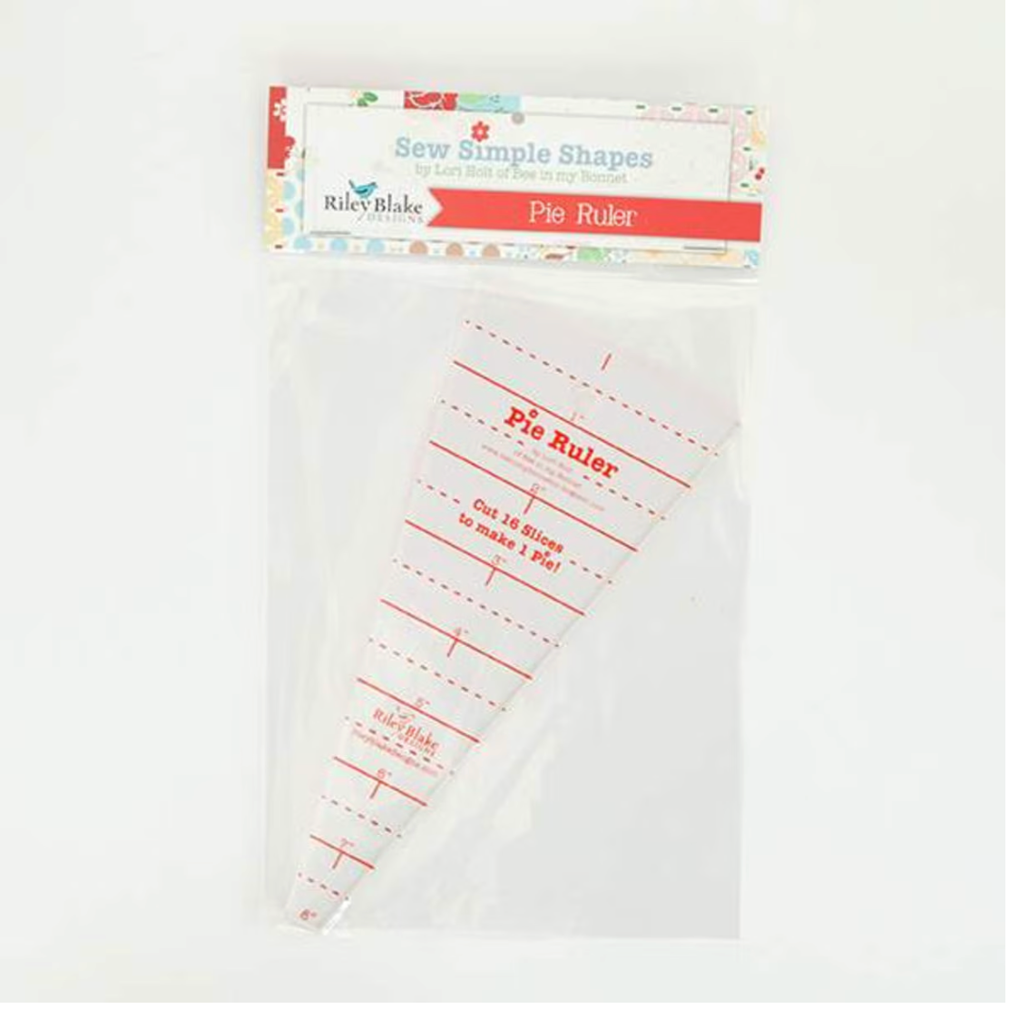 Lori Holt 8" Pie Ruler – Homemade Pie Quilt Notion
