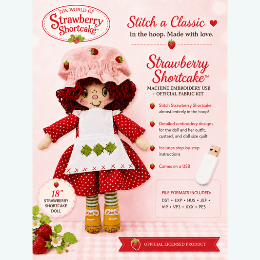 Strawberry Shortcake™ Fabric Only Kit | 50% Deposit Preorder | Ships December 2026
