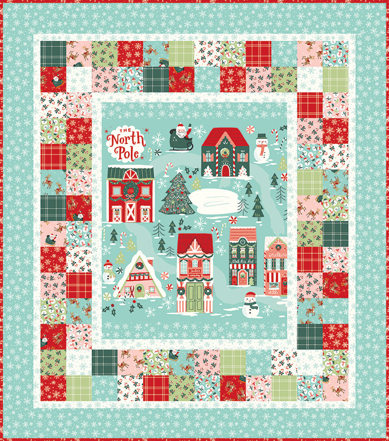 North Pole Panel Quilt Kit – Riley Blake Designs