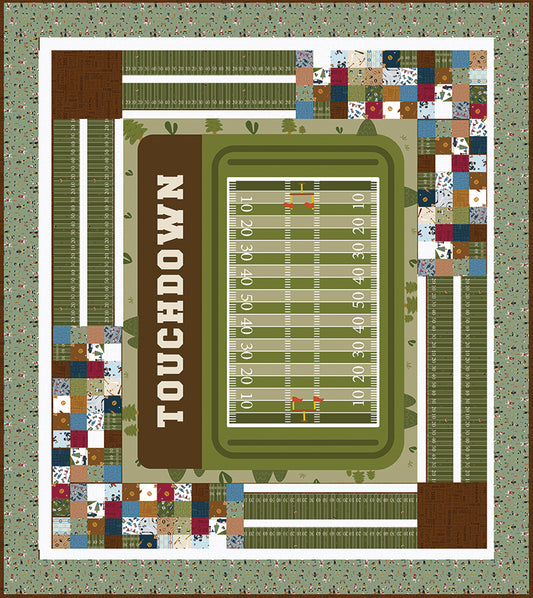 Touchdown Panel Quilt Kit β 50% Deposit January 2027 Preorder - Hometown Heroes by Jennifer Long for Riley Blake Designs