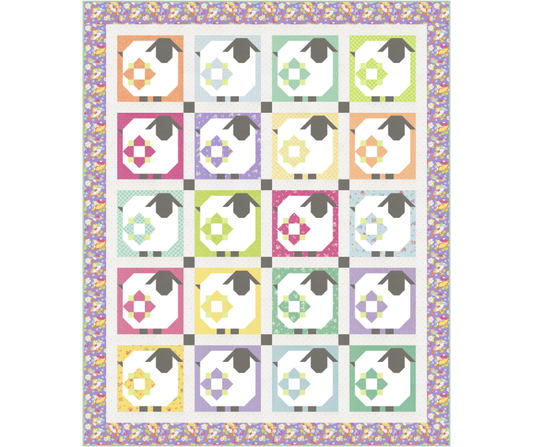 Wooly Flowers Quilt Kit β 50% Deposit Preorder β Joysome by Coriander Quilts β Fat Eighth Bundle Kit β Moda Fabrics