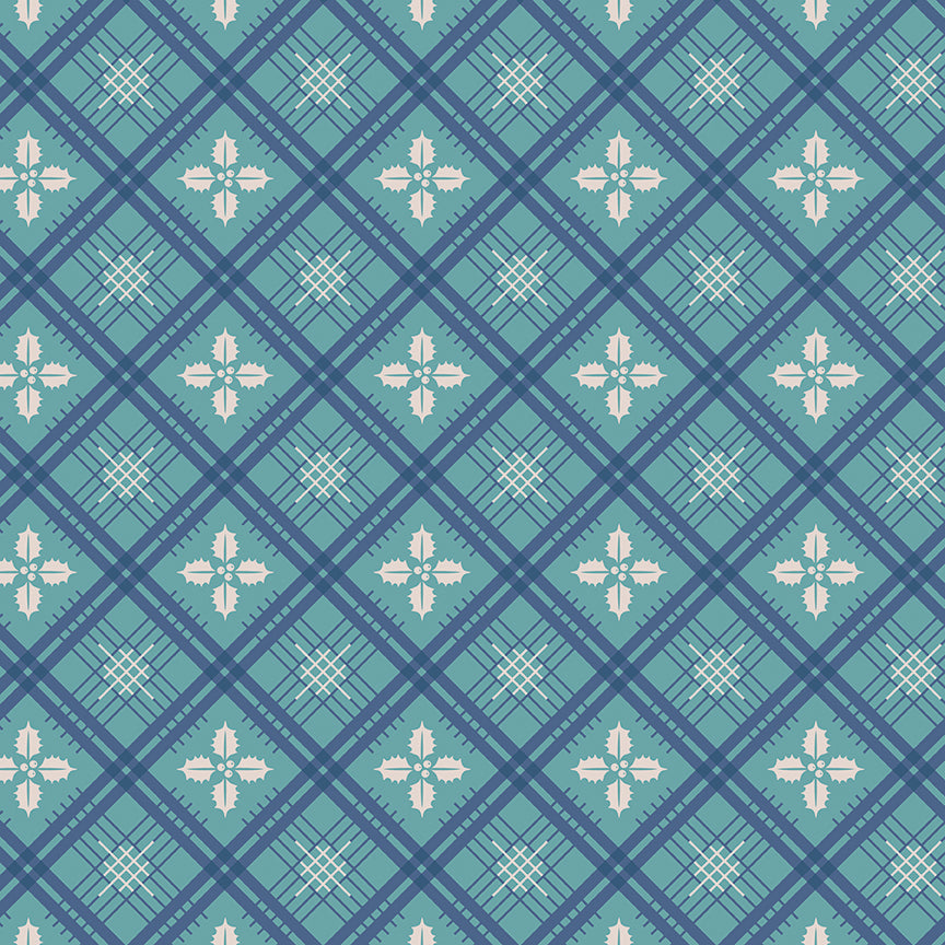 Wishing Quilt Backing Set | 2¾ Yards Wide Back | Home Town Holiday Raindrop | Lori Holt | Riley Blake Designs
