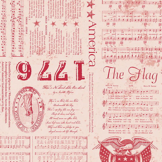Matching Backing Set for Star Spangled Plaid Quilt Kit – Americana WB16102-RED Wide Back Fabric – February 2027 Preorder