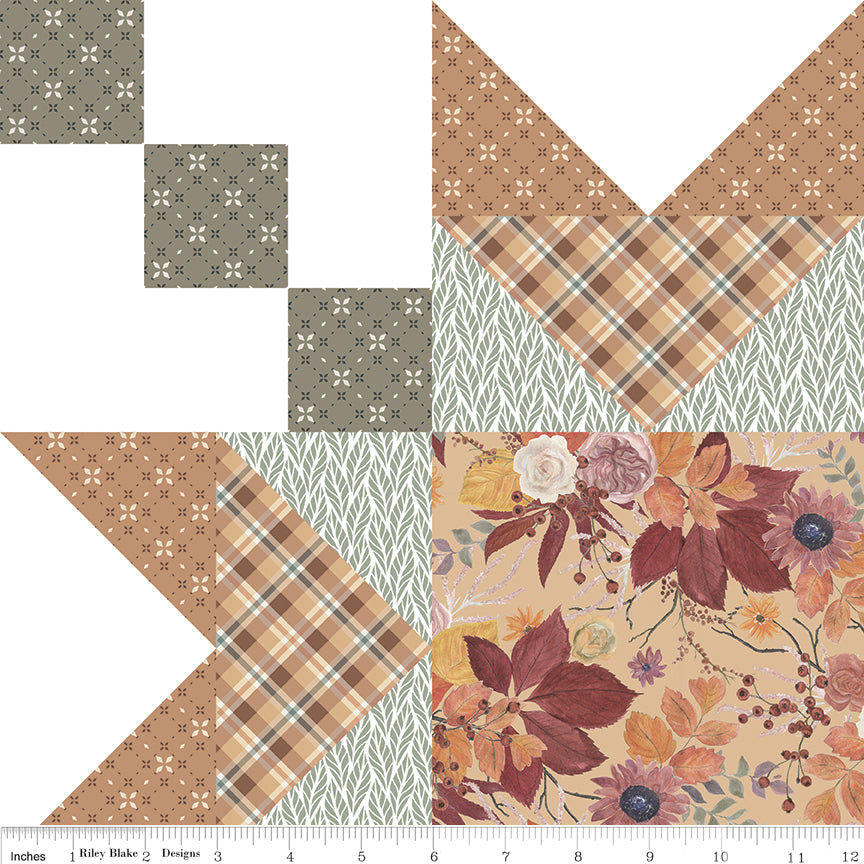 Evening on the Prairie Wide Back – Cloud | Modern Prairie for Riley Blake Designs | 107"/108" Quilt Backing