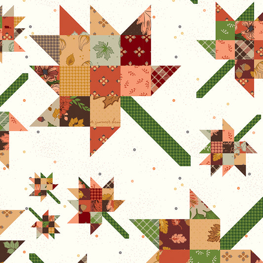 Echo Stars Quilt Kit β Cozy Autumn Collection (Preorder June 2026)