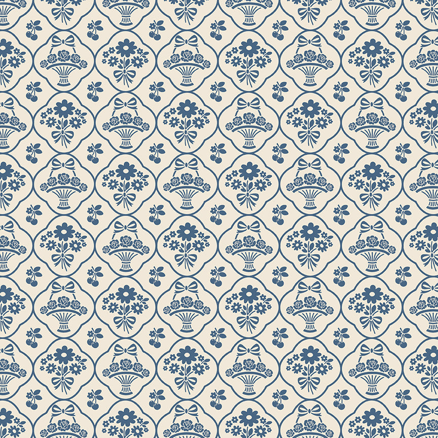 Irish Puzzle Quilt Kit Backing Set – Denim & Daisy Wideback (October 2026 Preorder)