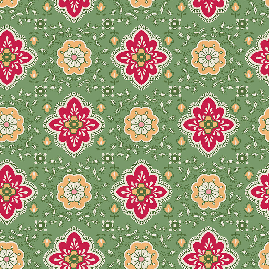 Christmas Garden Quilt Backing Set – Home Town Holiday 2 Thyme | 2½ Yards 108" Wide Back | 50% Deposit Preorder | July 2027