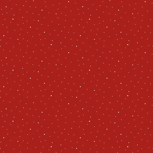 Preorder June 2026 Evergreen Throw Quilt Kit Wide Back Add-On – Dapple Dot Barn Red | 108" Wide