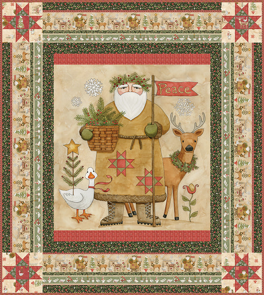 Waddle’s Christmas Panel Quilt Kit – Teresa Kogut | Riley Blake Designs Collector Box | 50% Deposit Preorder | May 2027