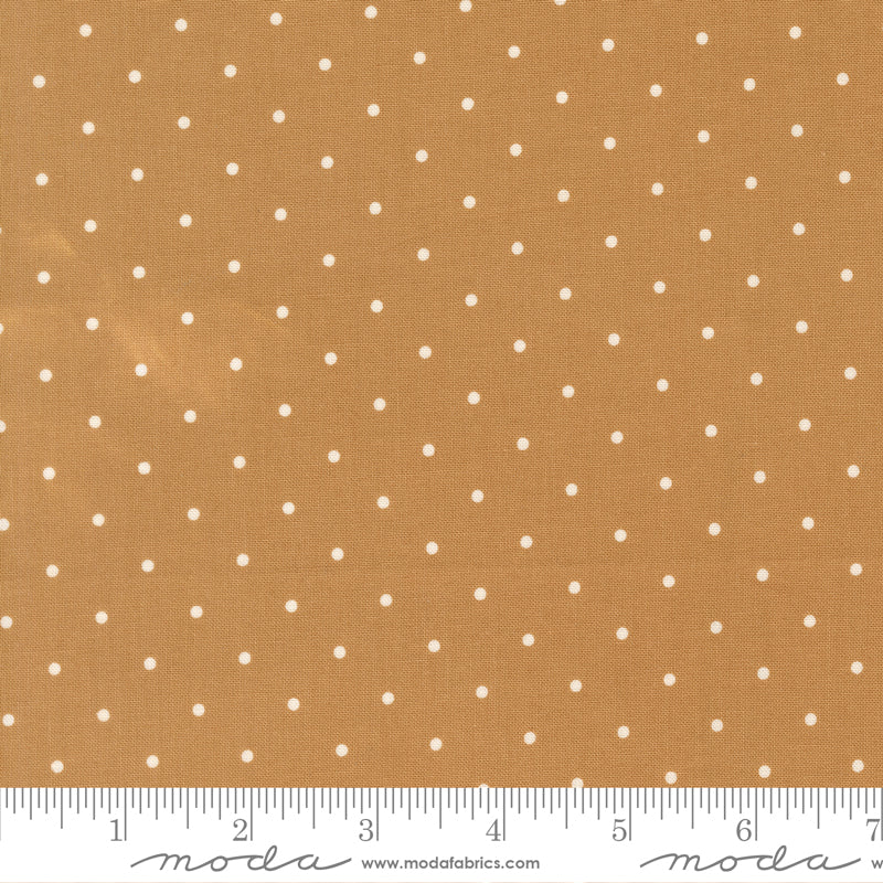 Lella Boutique Peppermint Cocoa Cinnamon Dot – Moda 5230 82 (By the Yard) (with ruler)