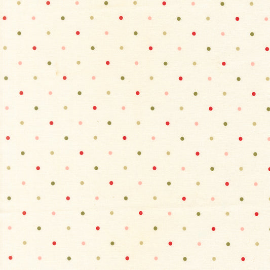 Lella Boutique Peppermint Cocoa Cream Multi Dot β Moda 5230 81 (By the Yard)