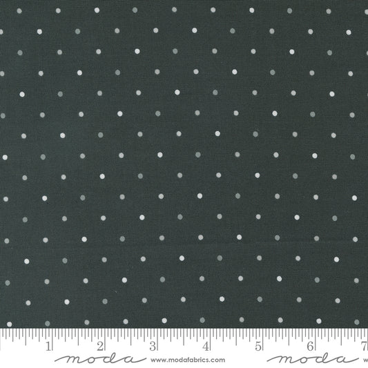 Lella Boutique Peppermint Cocoa Charcoal Dot (Basic) β Moda 5230 36 (By the Yard) (with ruler)
