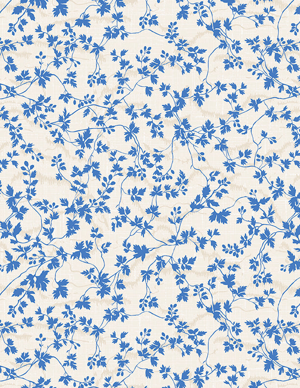 Kaye England Chateau Bleu Leafy Vine Cream/Blue – 50% Deposit May 2027 Preorder