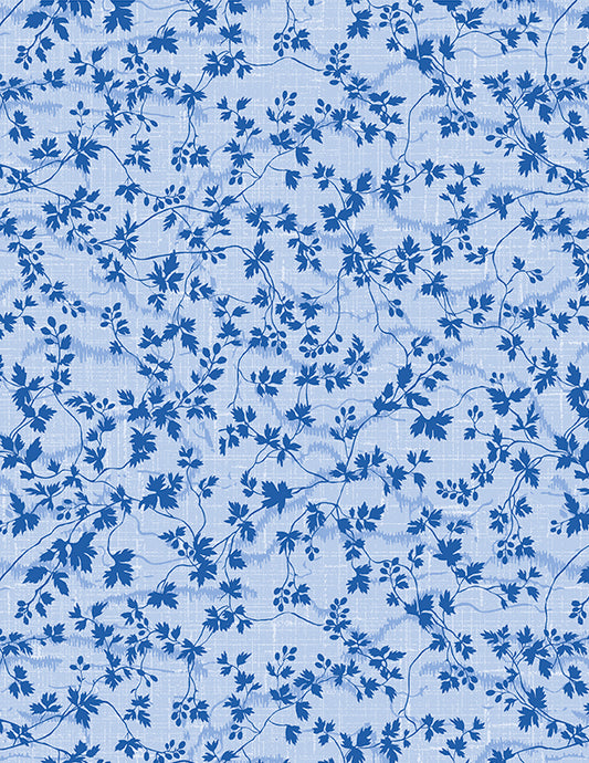 Kaye England Chateau Bleu Leafy Vine Blue – 50% Deposit May 2027 Preorder