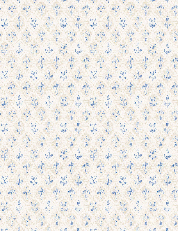 Kaye England Chateau Bleu Fleur Sprig Cream – 50% Deposit May 2027 Preorder