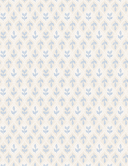 Kaye England Chateau Bleu Fleur Sprig Cream – 50% Deposit May 2027 Preorder