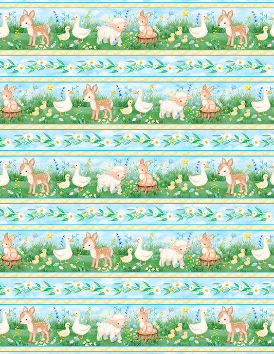 Jennifer Pugh Meadow Friends Repeating Stripe Multi – 50% Deposit February 2027 Preorder