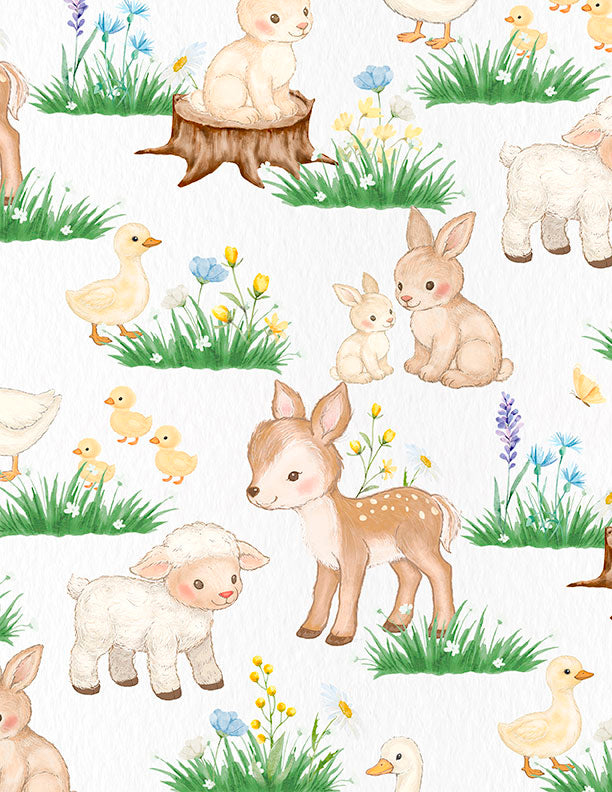 Jennifer Pugh Meadow Friends Meadow Scenic Light Gray – 50% Deposit February 2027 Preorder